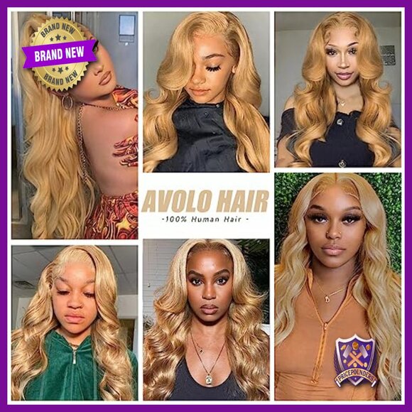 28 Inch Human Hair Lace Front Wig 180% Density Body Wave Glueless main image 6